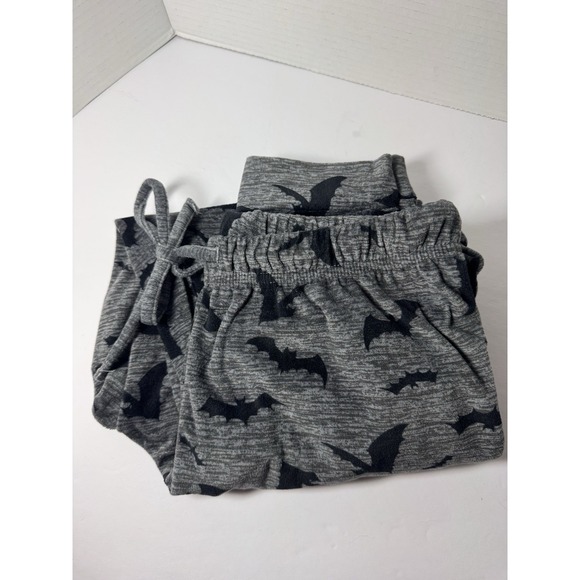 Rae Dunn Pajama Pants Bats Velvety Size Medium Soft Cozy Halloween spooky - Picture 5 of 5